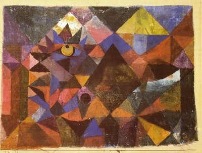 Paul Klee - Caco Demoniaque 1916 A1-A4 Poster Kunst Gemälde Meister Fine Classic W