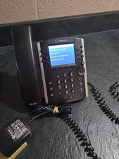 Polycom VVX 411 12-Lines Desktop VoIP Phone 2200-48450-025 NO POWER CORD