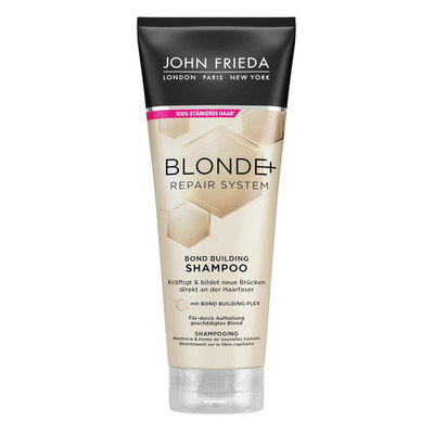 John Frieda Blonde+ Repair System Shampoo - Bond Building - Inhalt: 250 Ml - Für