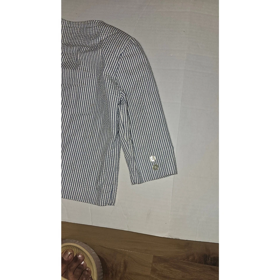 CHAQUETA SEERSUCKER NIÑO STRASBURG TALLA 5Y 100% ALGODÓN NUEVA CON ETIQUETAS Foto 4 de 4