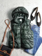 Aspesi Women Aspezi Double Zip Filled Down Vest S Adult Casual Limited Edition R