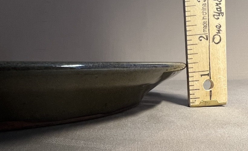 Jugtown Ware-North Carolina Southern Pottery-Dinner Plate V. Owens signed 2006