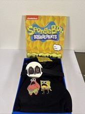 NWT Nickelon Sweatshirt SpongeBob Child  s Size 8 Black L/S Hoodie