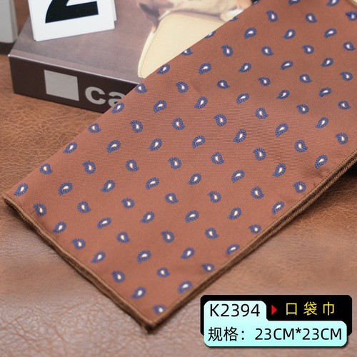 Vintage Paisley Square Pocket Chest Business Suit Accessories Men's Handkerchief - 第 26/35 張圖片
