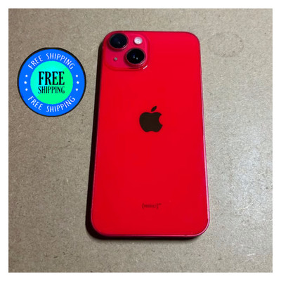 Apple iPhone 14 128GB 256GB 512GB Red/Blue Unlocked AT&T T-Mobile Good