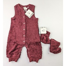 Kate Quinn Port Sherpa Overalls/Booties 3-6 Months