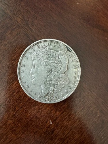 1921-D Morgan Silver Dollar US Coin 0.9 Fine Silver - Denver Mint