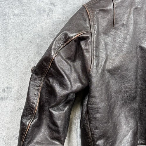 Buzz Rickson's William Gibson MA-1 Leather Flight Jacket Size 40 image 9