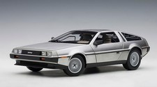 DELOREAN DMC-12 SATIN FINISH 1:18 by AUTOART 79916 RARE METAL MATERIAL VERSION