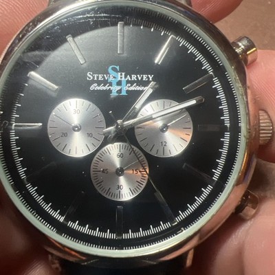 Steve Harvey Quartz Watch MensCelebrity Edition Analog New Battery FREE SHIPPING