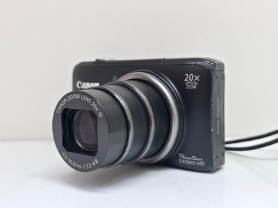 Digitalkamera Canon PowerShot SX 260 HS - DEFEKT - OBJEKTIVFEHLER!  BLITZBEREIT 