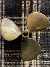 Ancienne hélice de bateau en bronze hydroflite colombien droitier D13P13R avec étiquette