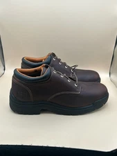 TIMBERLAND PRO Men Titan Soft Toe Oxfords Size 11.5 M Brown Work 47015 Low-Top