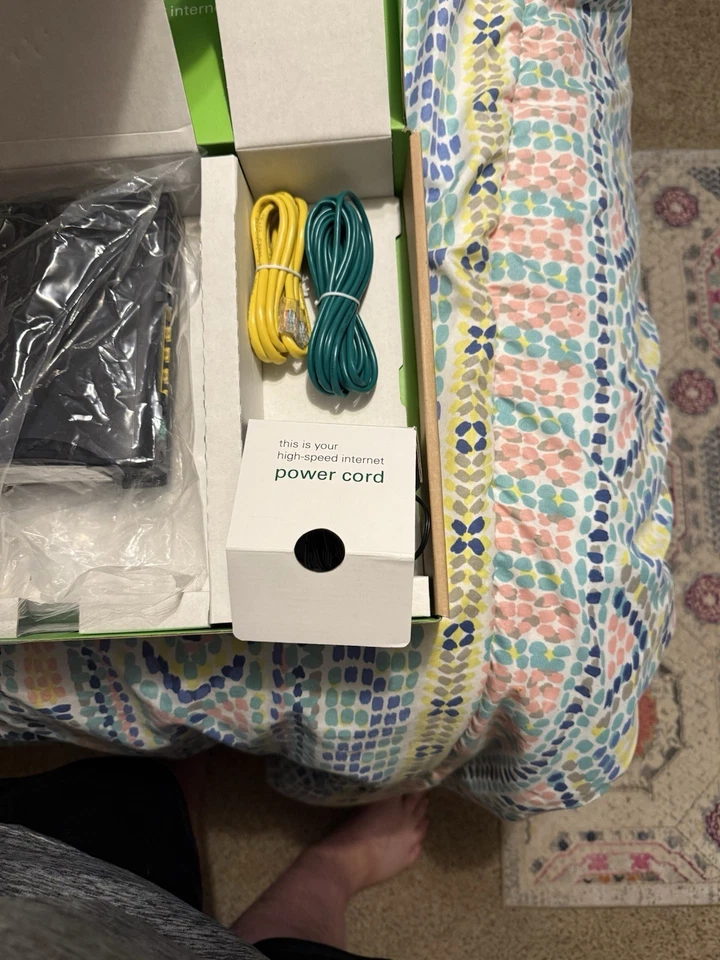 CenturyLink Technicolor C1100T DSL VDSL2 Modem 802.11n WiFi Wireless Router/#M10 - Image 3 of 4