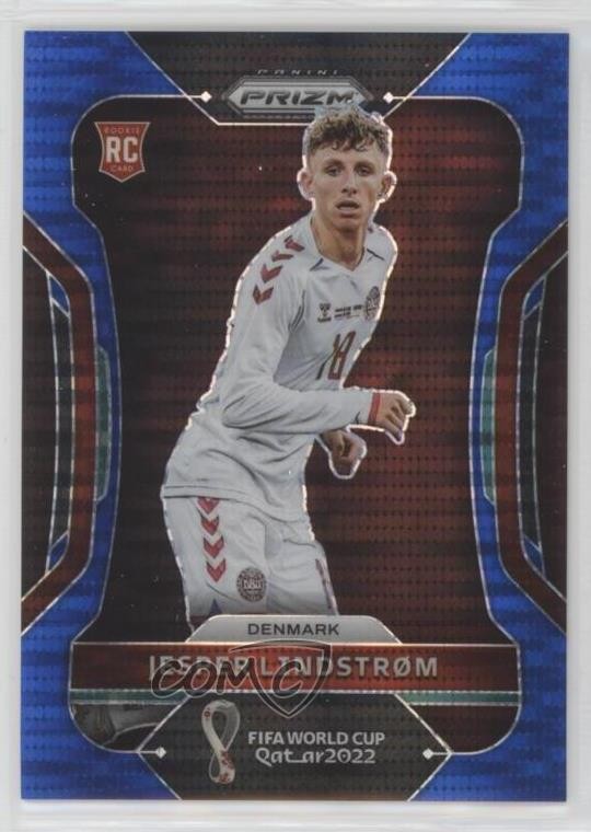 2022 Panini Prizm World Cup Qatar Breakaway Blue 42/49 Jesper Lindstrom #68 b6y