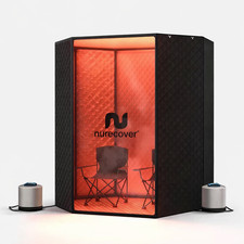 Nurecover Portable Steam Sauna Tent Full Body Home Spa Red Light Therapy Indoor