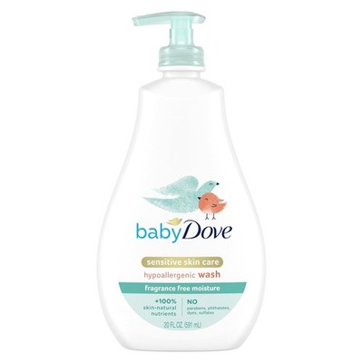Baby Dove Sensitive Skin Care Baby Wash Fragrance Free Moisture For Baby Bath Ti