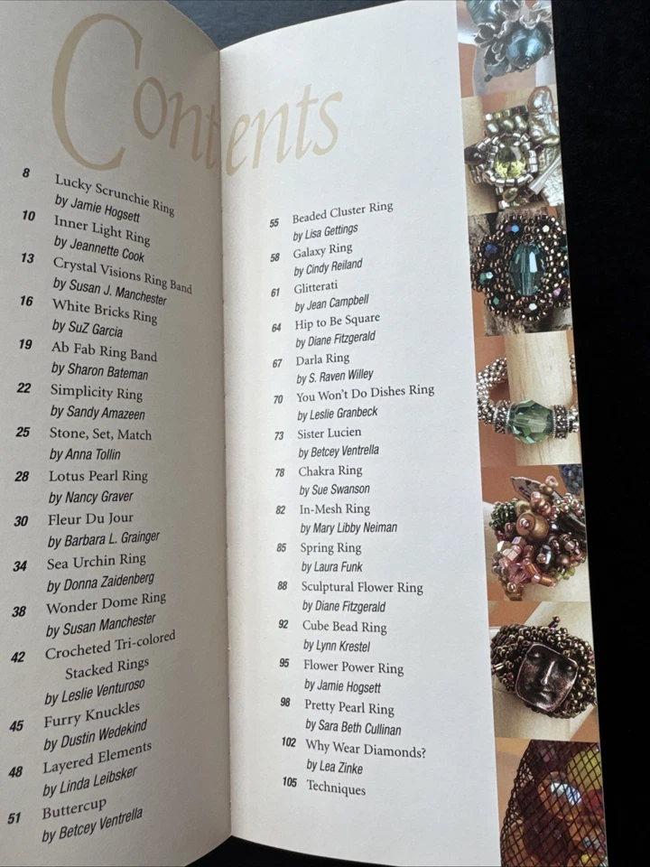 Beadwork Creates - Beaded Rings by Jean Campbell - image 3 of 4