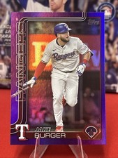 2025 Topps Update Series - Jake Burger #US98 Purple Rainbow Foil /250