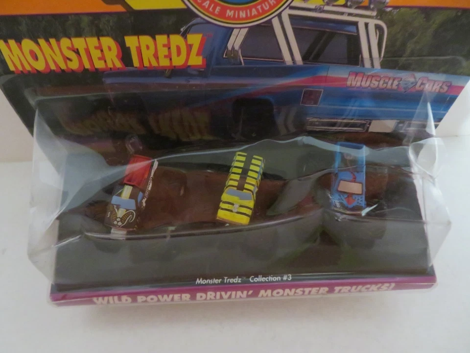 Monster Truck Galoob Micro Machines #3 Monster Tredz Wild Power Drivin 1991 sin usar, en caja Foto 4 de 4