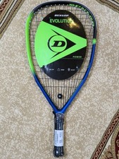 Dunlop Hyperfibre+ Evolution Squash Racket &ndash; 165g, Head Heavy, 14x19 String...