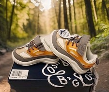 OshKosh B  gosh EverPlay Durable Sneakers Orange Tan Gray And White NWT SIZE 4