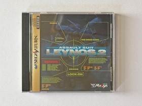 Sega Saturn Assault Suit Leynos 2 SS Used with Spine Card and Postcard