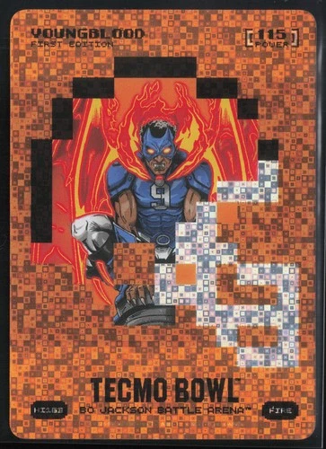 2026 Bo Jackson Battle Arena Tecmo Fire Helmet Icon Youngblood #HI163