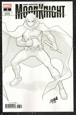 Marc Spector: Moon Knight #3 David Nakayama Color Block White Variant NM