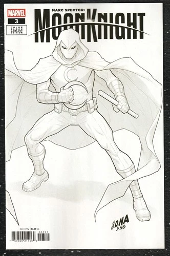 Marc Spector: Moon Knight #3 David Nakayama Color Block White Variant NM