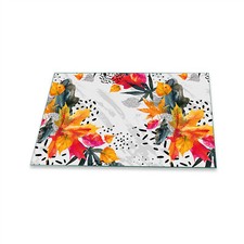 Herdabdeckplatten Ceranfeld Spritzschutz Glasplatte 80x52 Deko Abstrakt Bunt