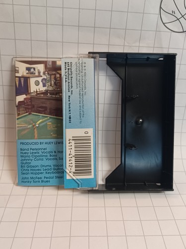 Huey Lewis and The News Sports Jewel Case Only NO TAPE 1983 Chrysalis - Picture 3 of 3