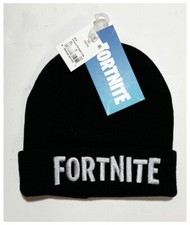 FORTNITE Beanie Kids Teens Gaming Hat OneSize Black