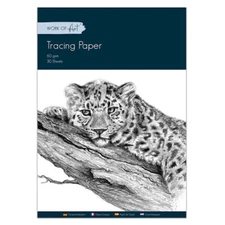 Tracing Paper Pad - 30 Sheets Artist Drawing Sketching Copy Dupliate Image