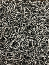 Heavy Duty Galvanized Wire Buckle for 3/4 Width Cord Strapping Pack of 100 -...