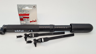 Mini Luftpumpe Teleskop Zéfal Diamos II Schrader/Presta  + Halterung OVP