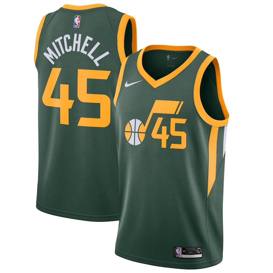 Donovan Mitchell Utah Jazz Nike Earned Edition Swingman Jersey