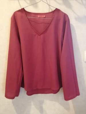Bluse himbeerrot bügelfrei Gr.42 Tissaïa (2211131)