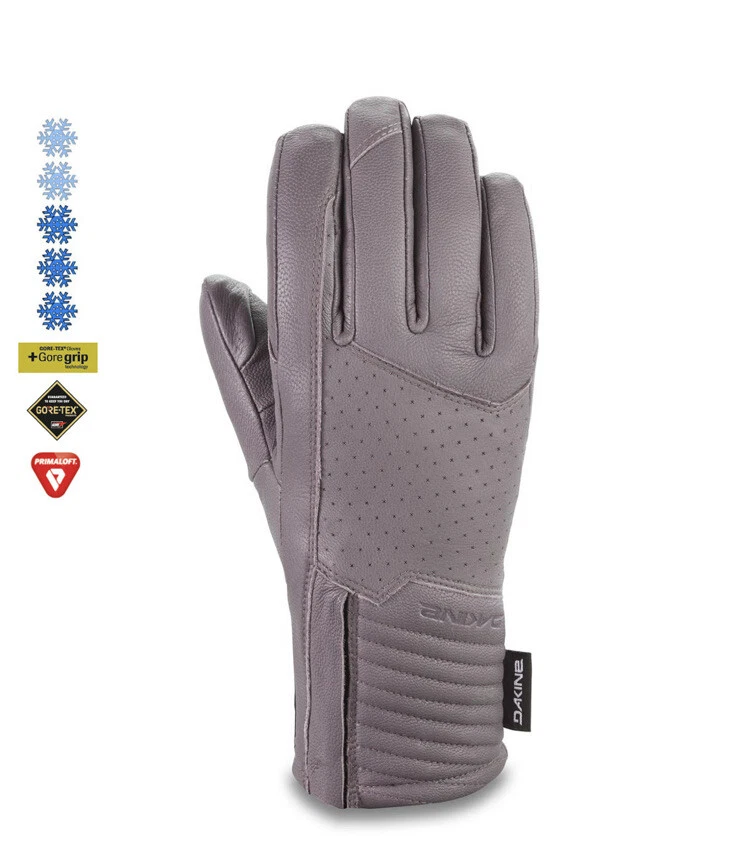 Womens Dakine Rogue Gore-tex Ski Snow cold weather gloves Sz XS Purple Shark