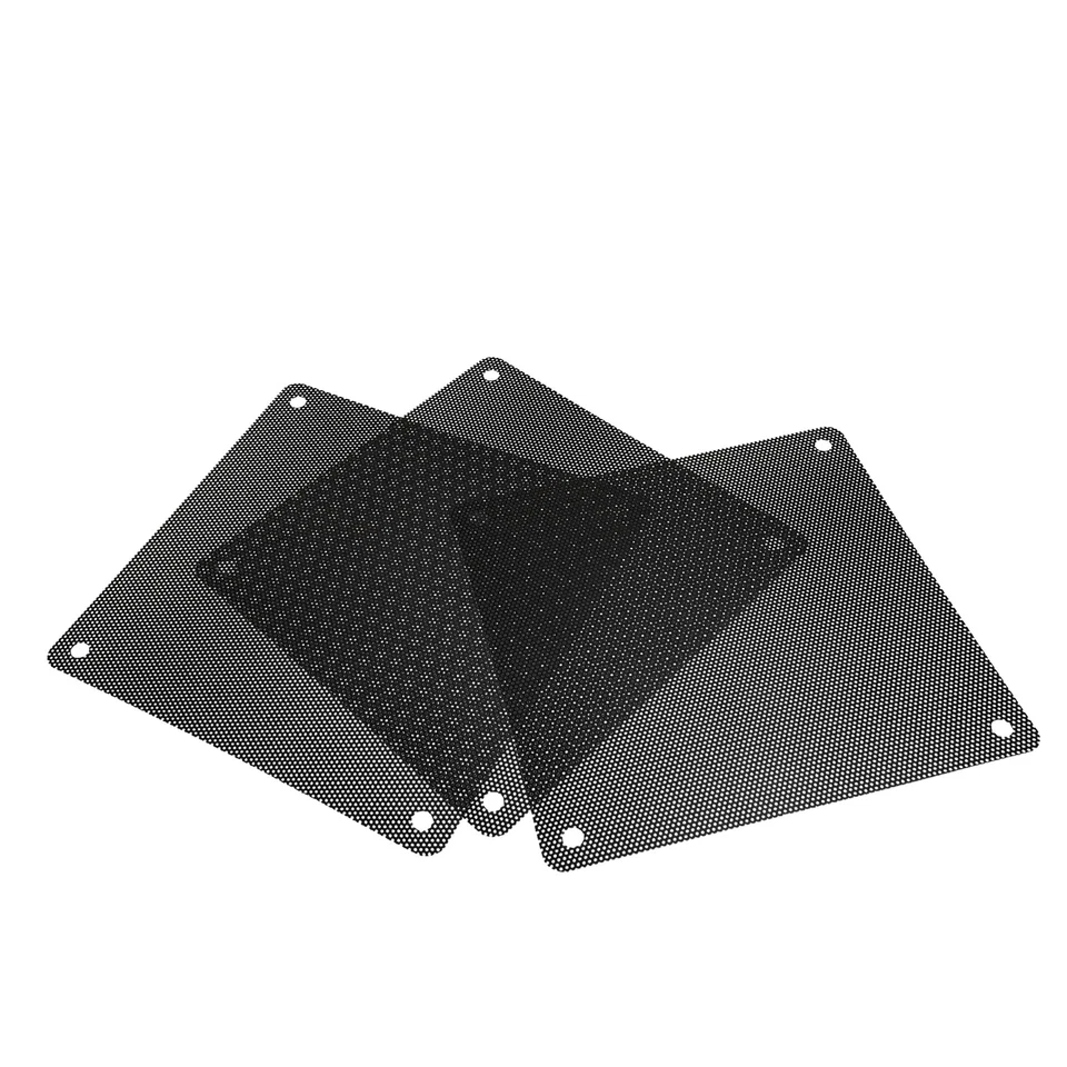 Silverbead Staubfilter für PC Lüfter 140x140mm, PVC Dust Filter 10er Set Schwarz - Bild 3 von 4