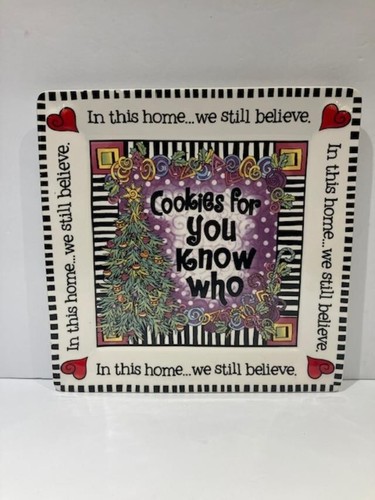 Suzy Toronto For Midwest CBK Cookies For Santa Plate Multicolor Christmas