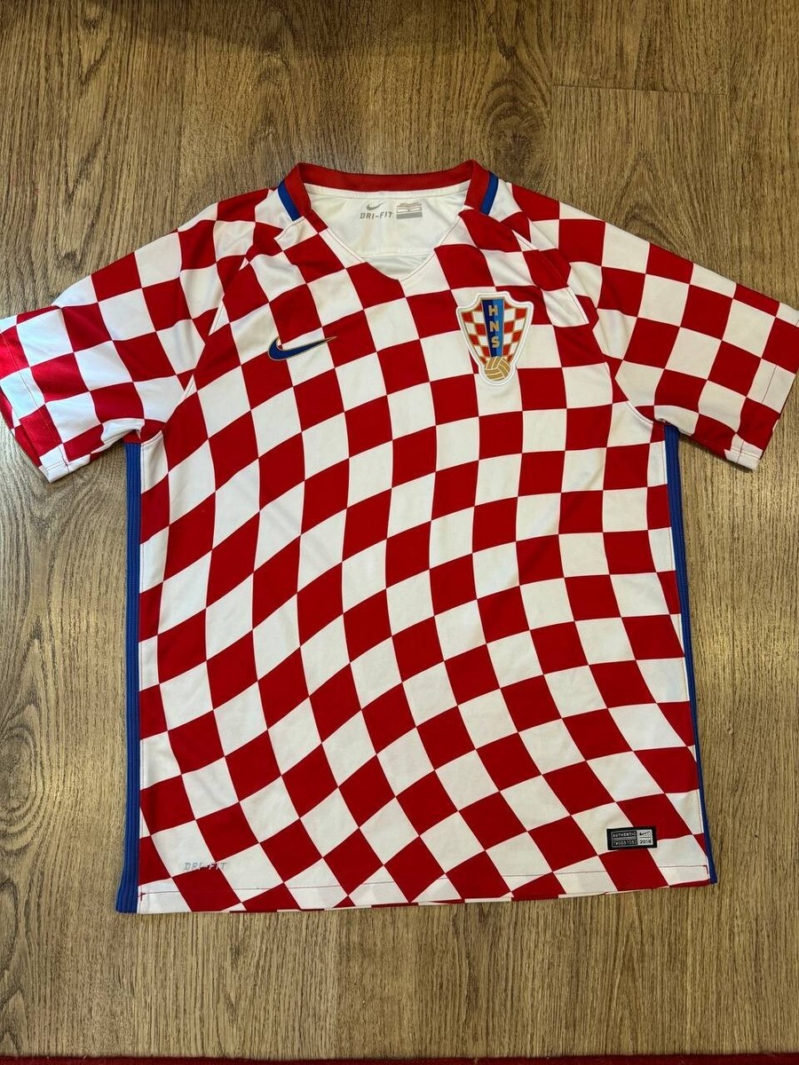 CROATIA 2016 2017 HOME FOOTBAL SHIRT SOCCER JERSEY NIKE 724602-611