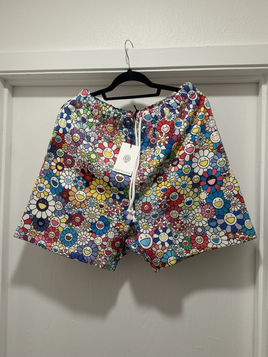 Takashi Murakami Multi-color Flowers Sweat Shorts, Size L | eBay Takashi Murakami Multi-color Flowers Sweat Shorts, Size L | eBay