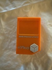 Gamecube Memory Card Nyko 8mb orange