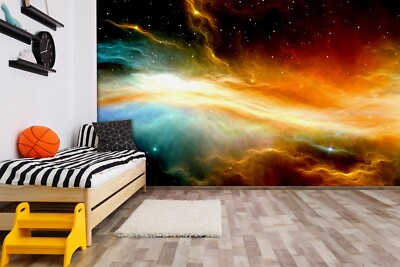 3D Farbe Universum M13371 Tapete Wandbild Selbstklebend Abnehmbare Aufkleber Eve