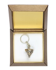 Rottweiler, Rott, Rottie - Silver-plated pendant with a dog in a decorative box,