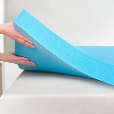 Medium 3 In. King Gel Memory Foam Mattress Topper, Certipur-Us