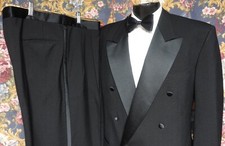 Givenchy Monsieur Double-Breasted Tuxedo 45R