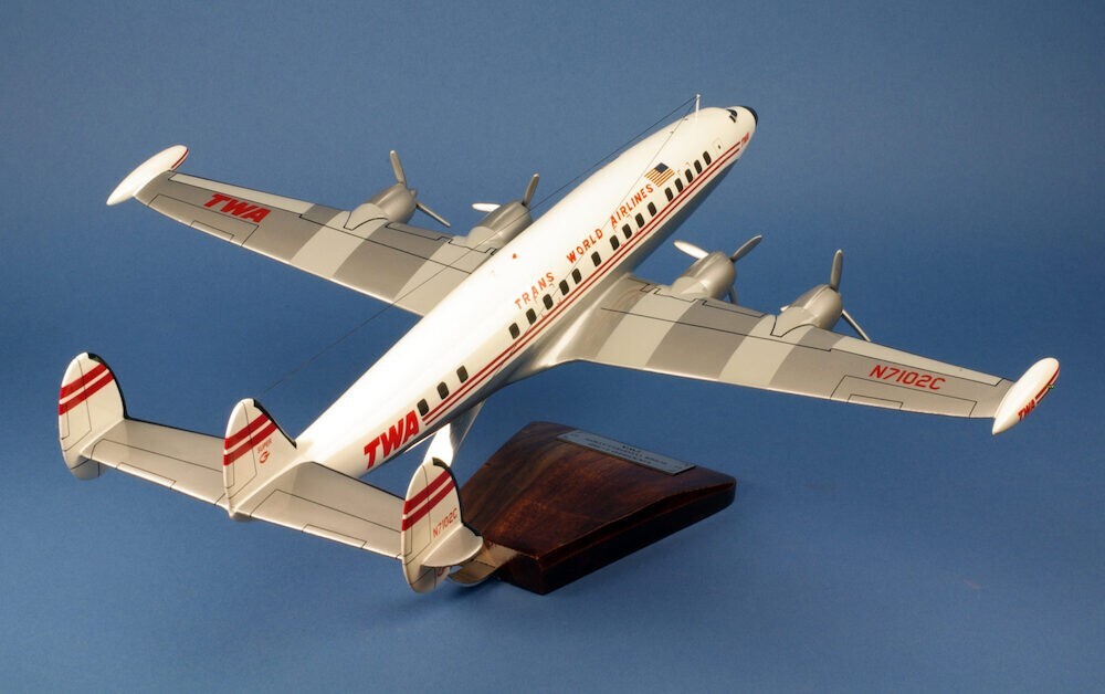 航空機・ヘリコプター 1/200 TWA L-1049G SUPER CONSTELLATION L-1049G Super Constellation 1:200 Diecast Model