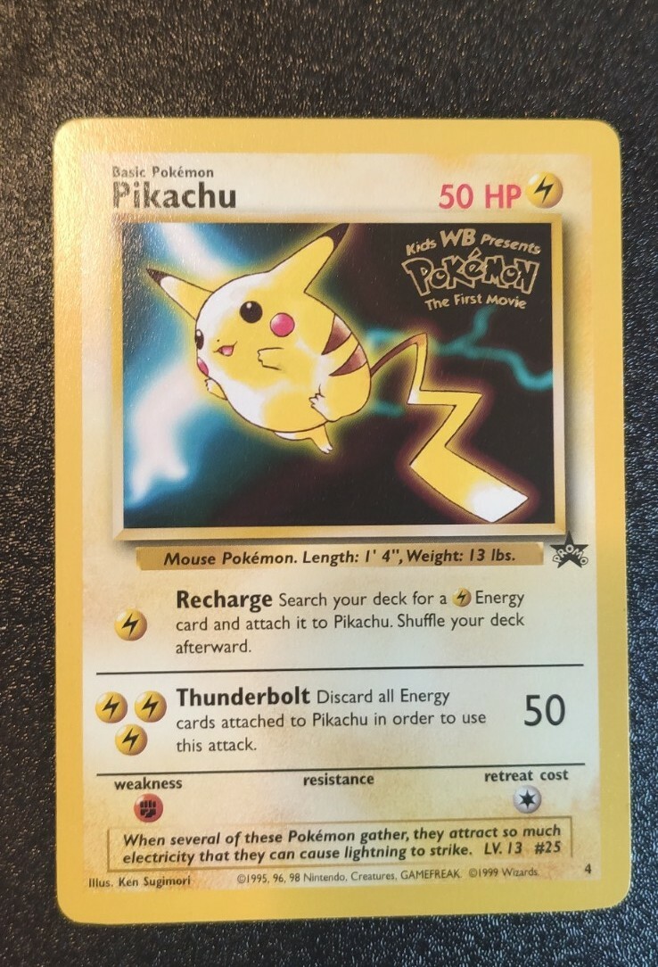 pokemon the first movie card POKEMON TOPPS 1998 FIRST MOVIE TRADING CARD 36 PACK BOOSTER BOX NEW SE –  Cards and Comics Central main image 1